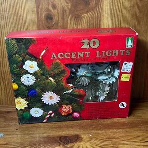 Vintage 20 Accent Lights Pearlized Sun Flower Indoor/Outdoor
